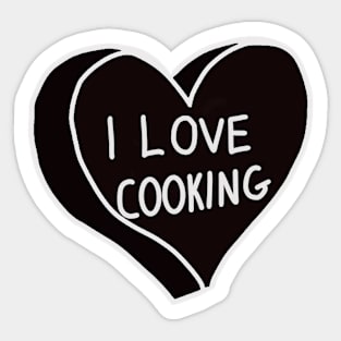 I Love Cooking Sticker